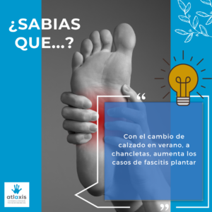 Fascitis plantar Atlaxis centro de fisioterapia y osteopatia