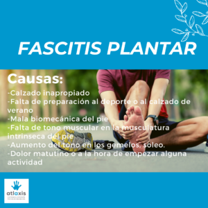 Fascitis plantar Atlaxis centro de fisioterapia y osteopatia